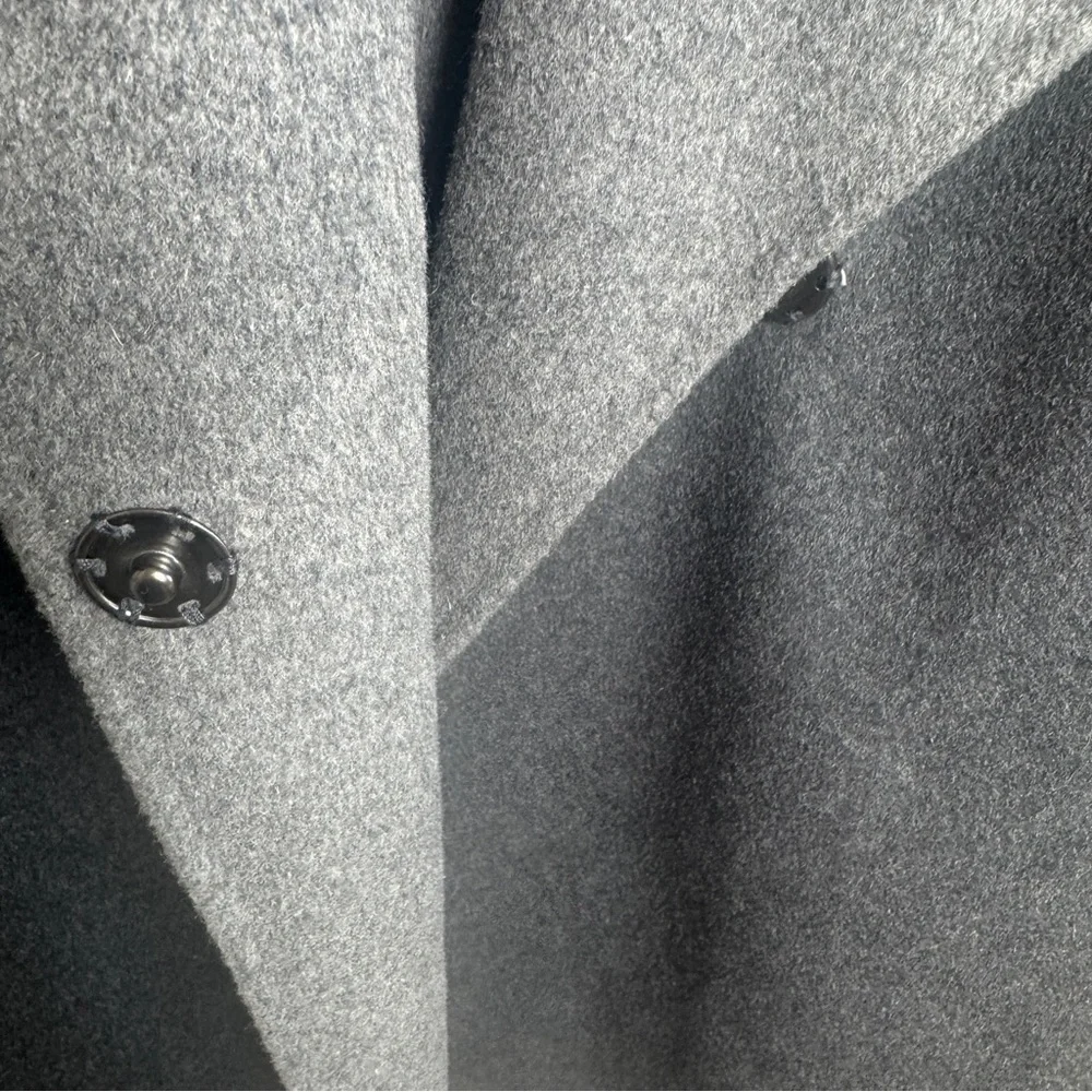 Wool Blend Coat by Dylan Grey Size Small - Picture 16 of 16